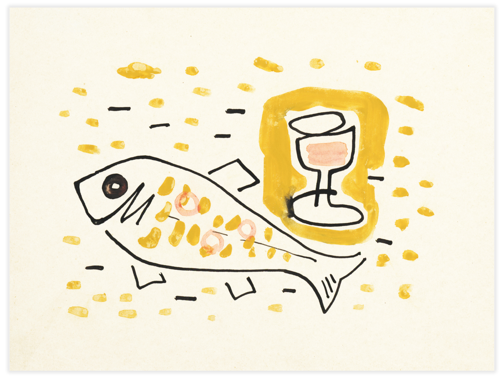 Bild på Still life with fish