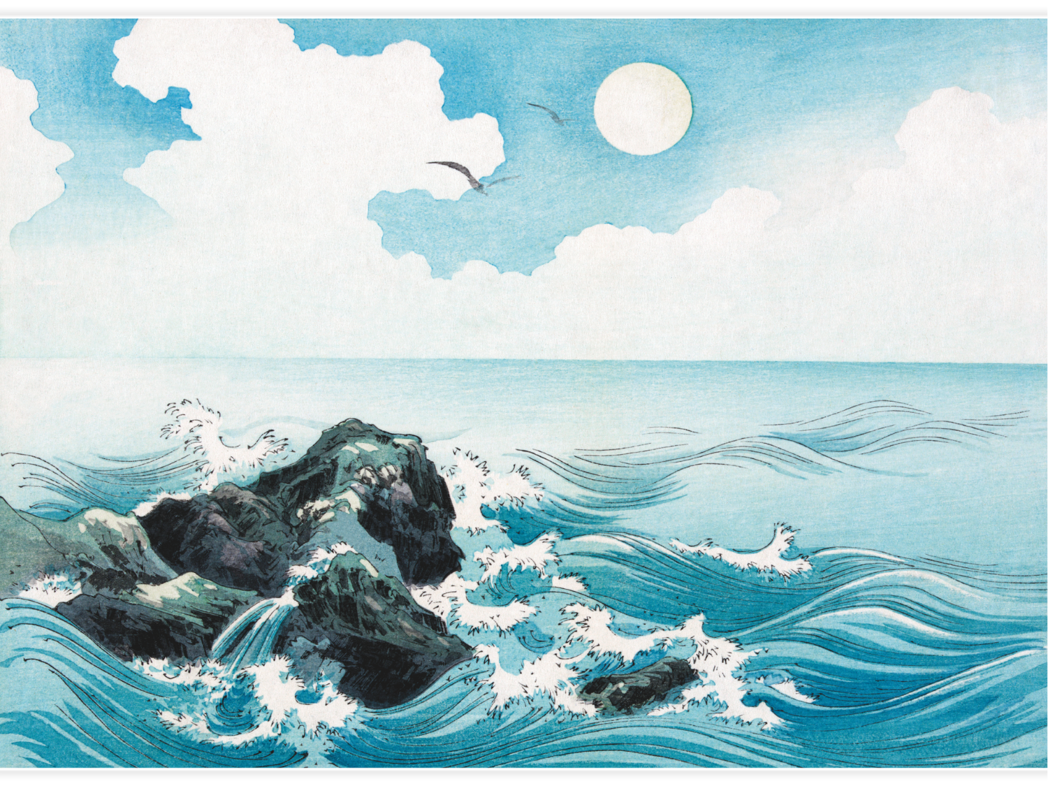 Bild på Vintage ocean wave at Kojima Island