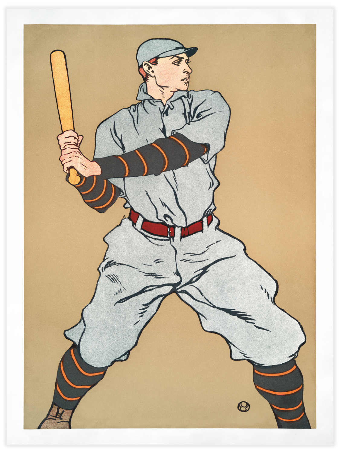 Bild på Baseball player holding a bat
