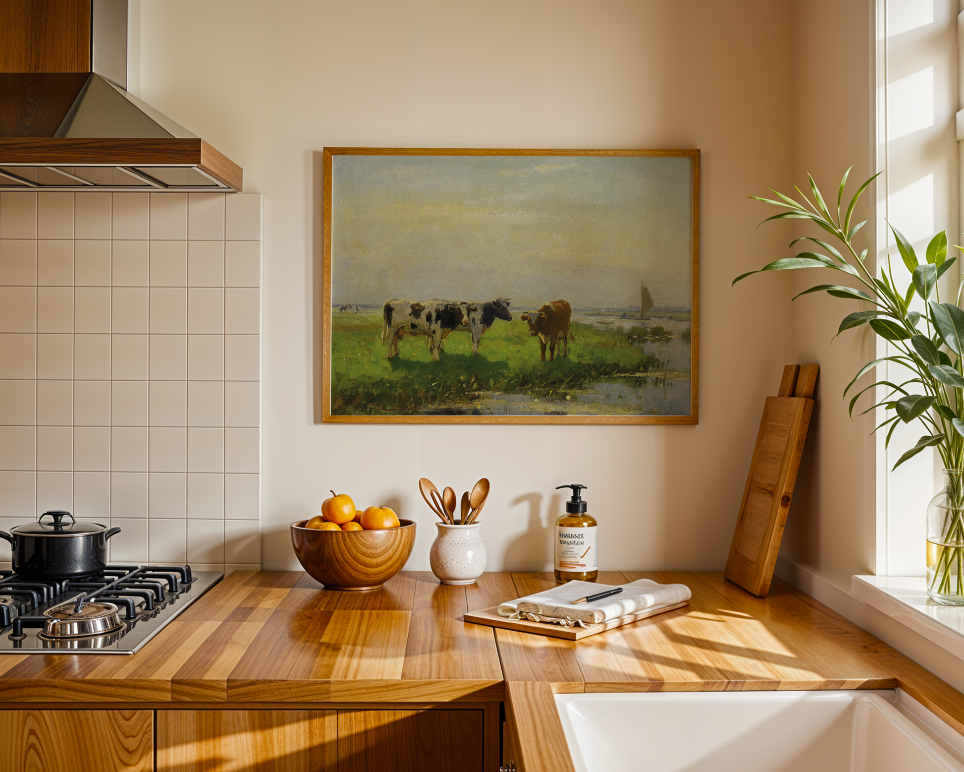 Bild på Cows in the Meadow