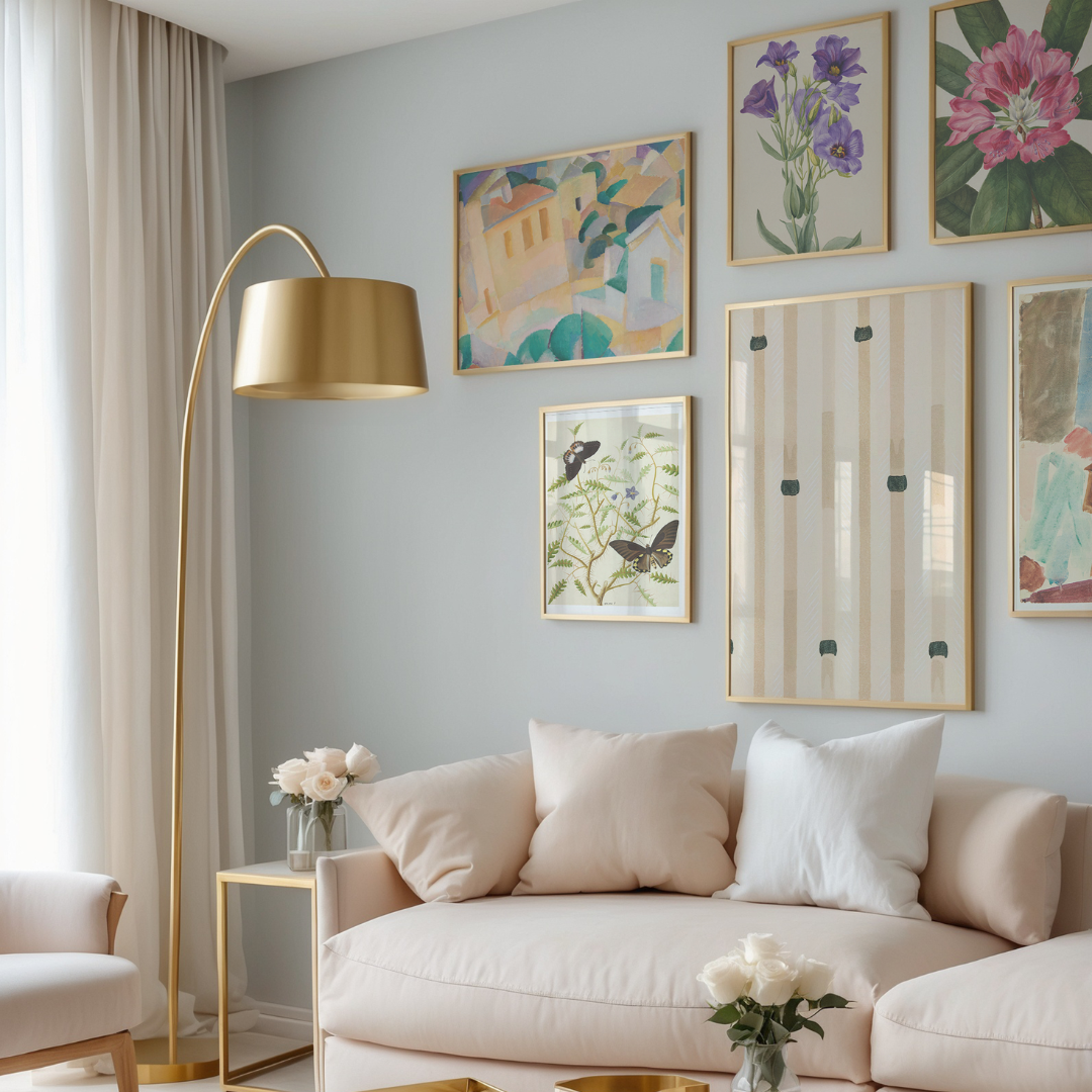 Botanical & Modern Art Poster Set