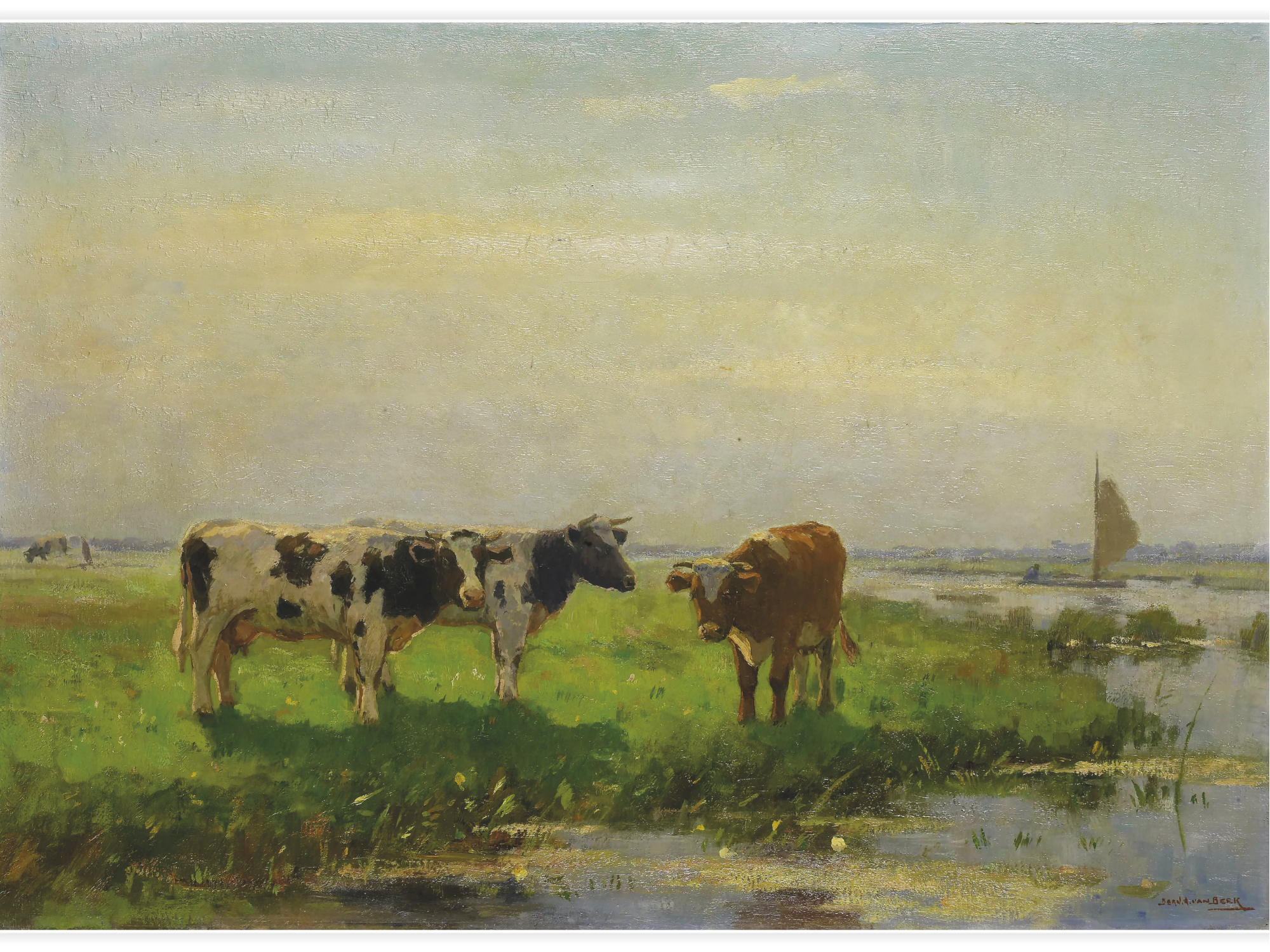 Bild på Cows in the Meadow