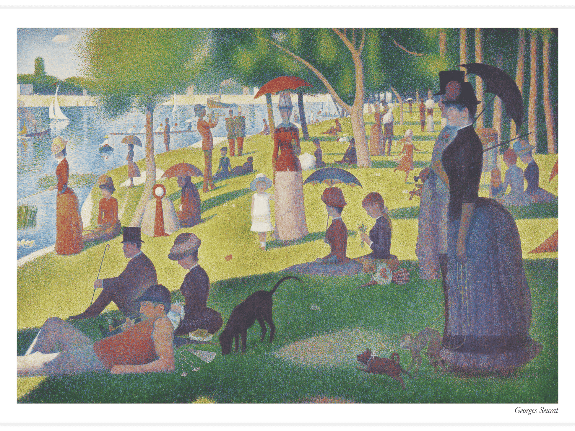 Bild på A Sunday on La Grande Jatte 1884