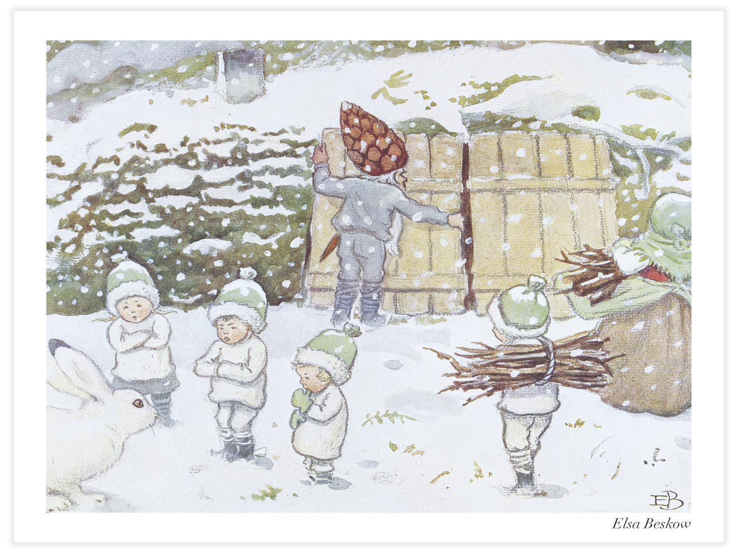 Bild på Tomtebobarnen - Snön börjar falla