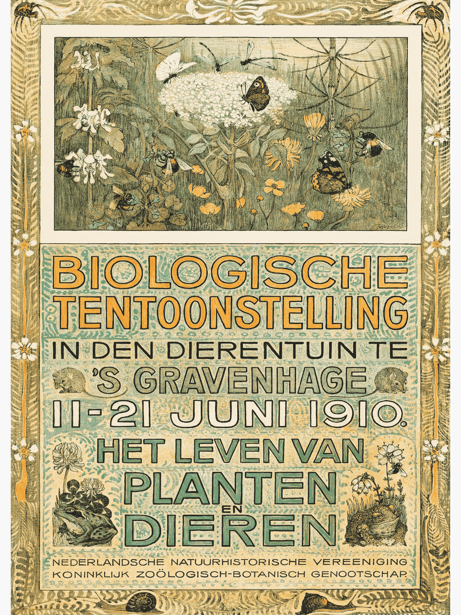 Bild på Poster of the Biologische Tentoonstelling Biological Exhibition
