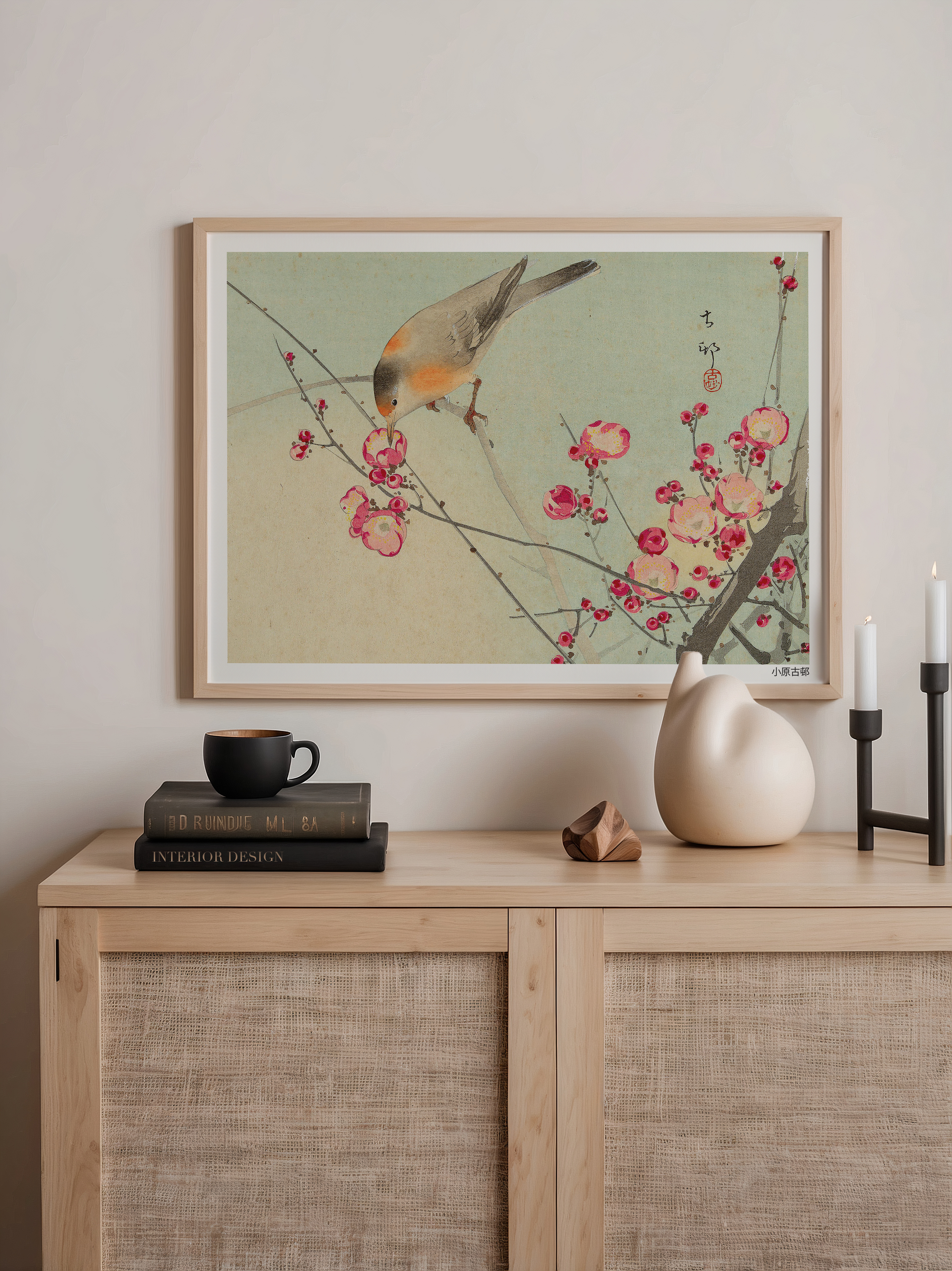 Bild på Songbird on Blossom Branch
