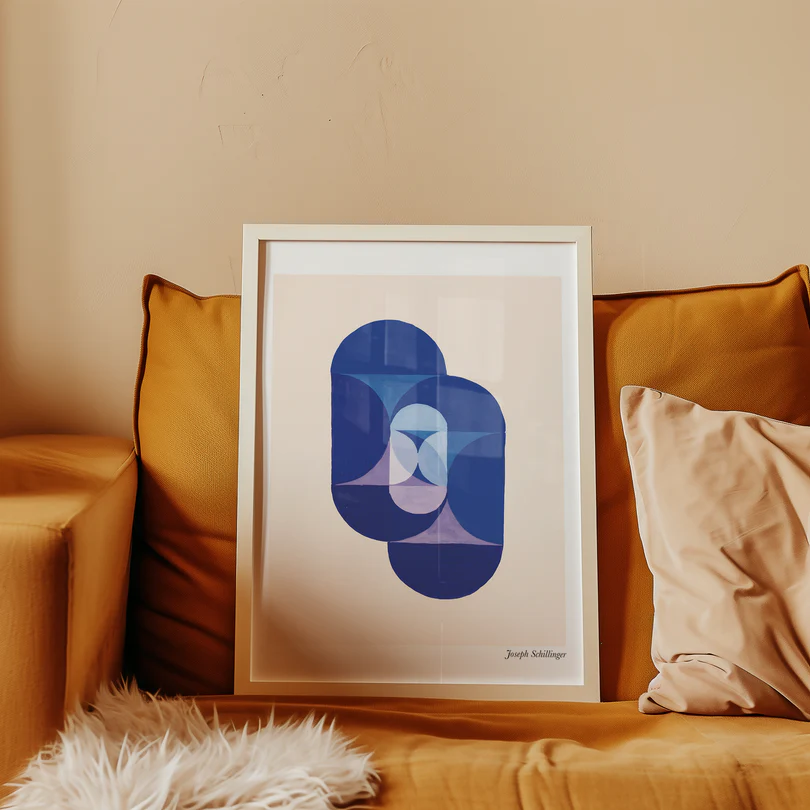 Image of poster Key Blue by Joseph Schillinger