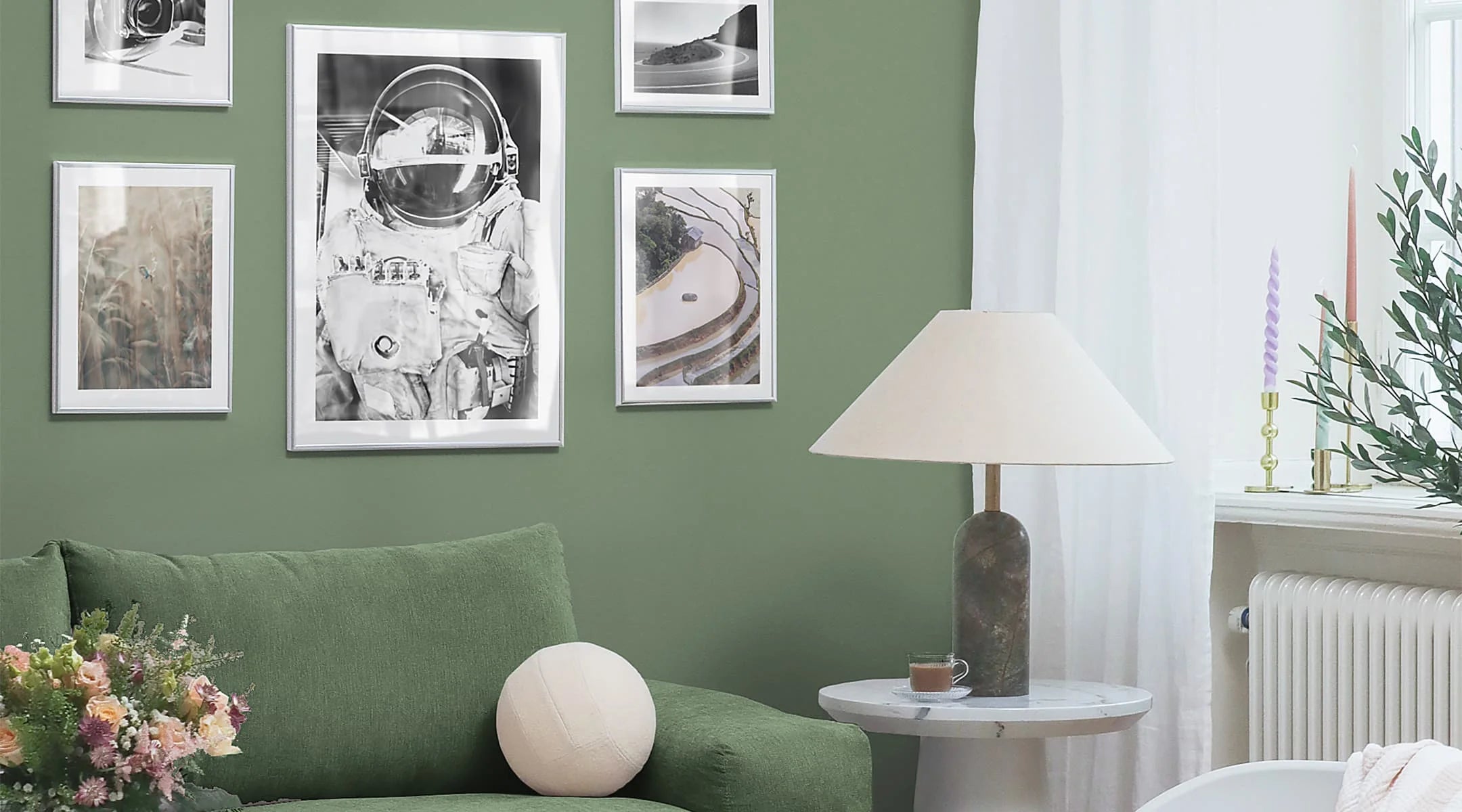 Trends. Trendy Interior with Posters