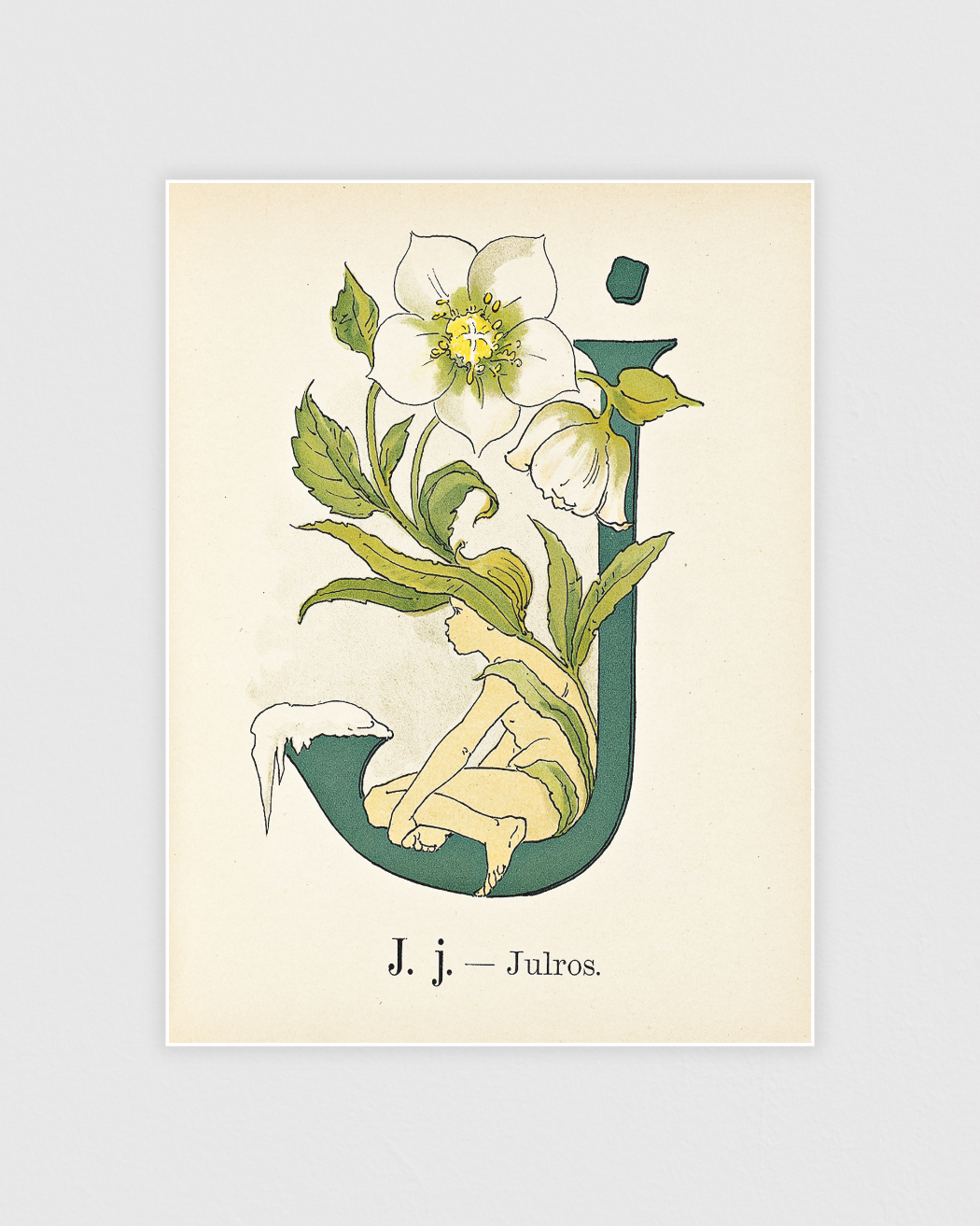 Prinsarnes blomsteralfabet - J