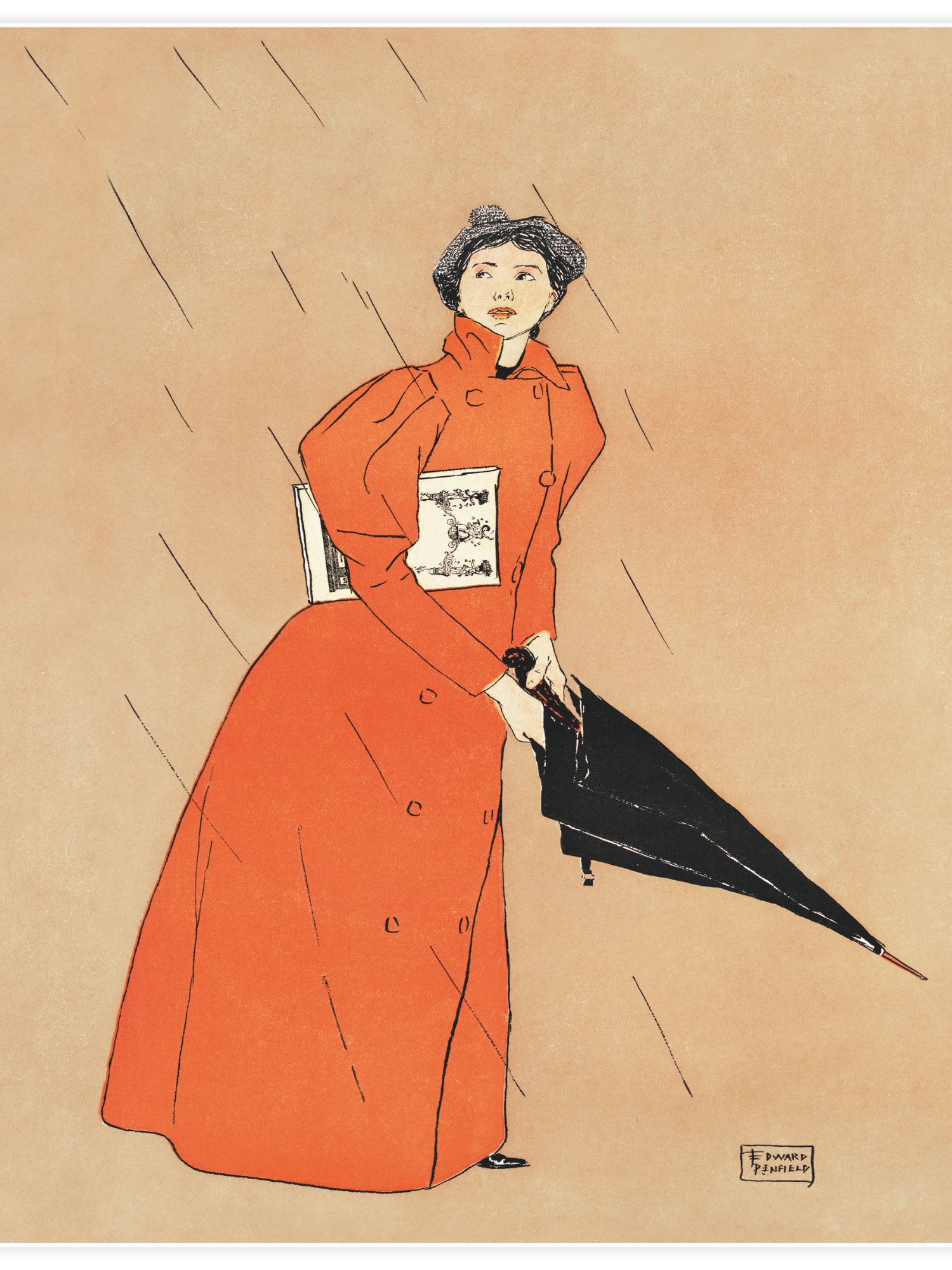 Woman holding umbrella