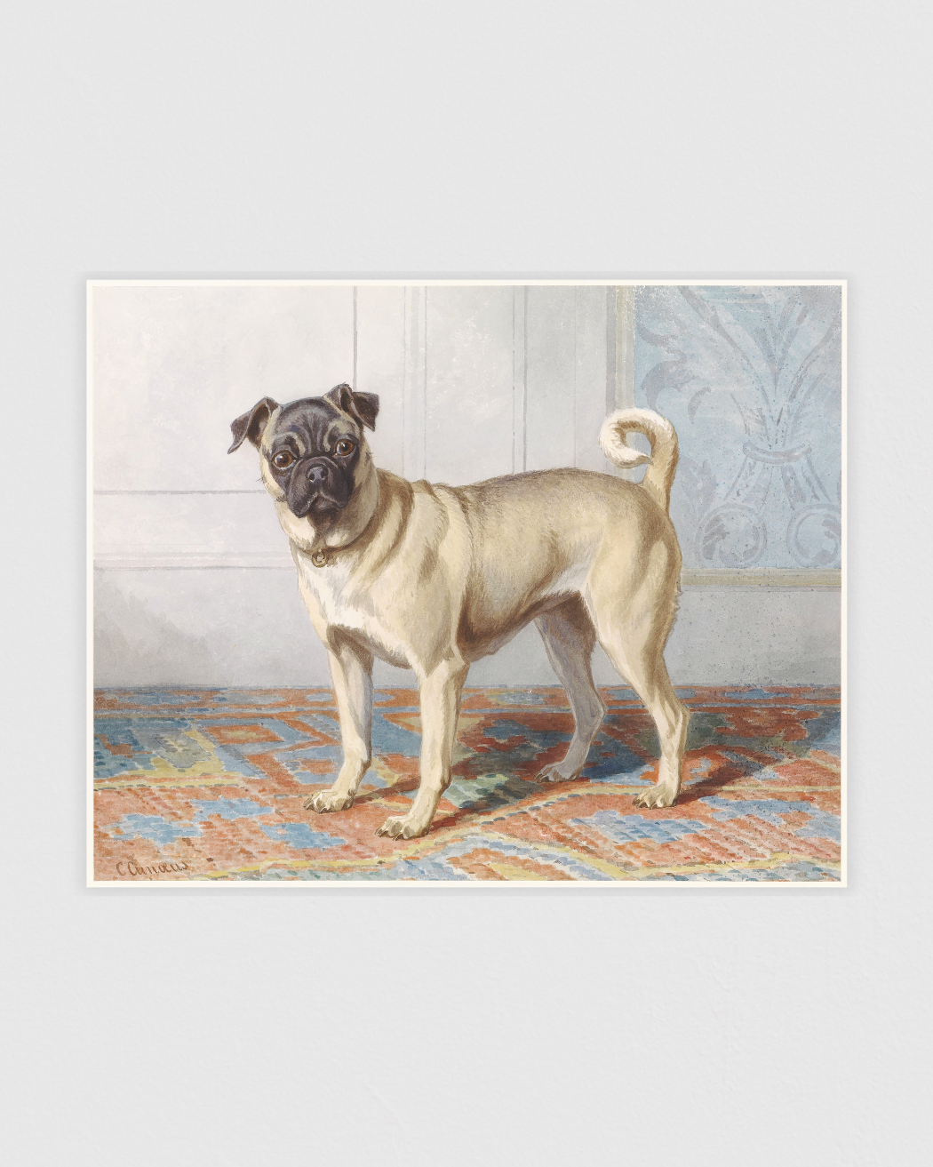 Portrait of Edwin vom Raths Pug