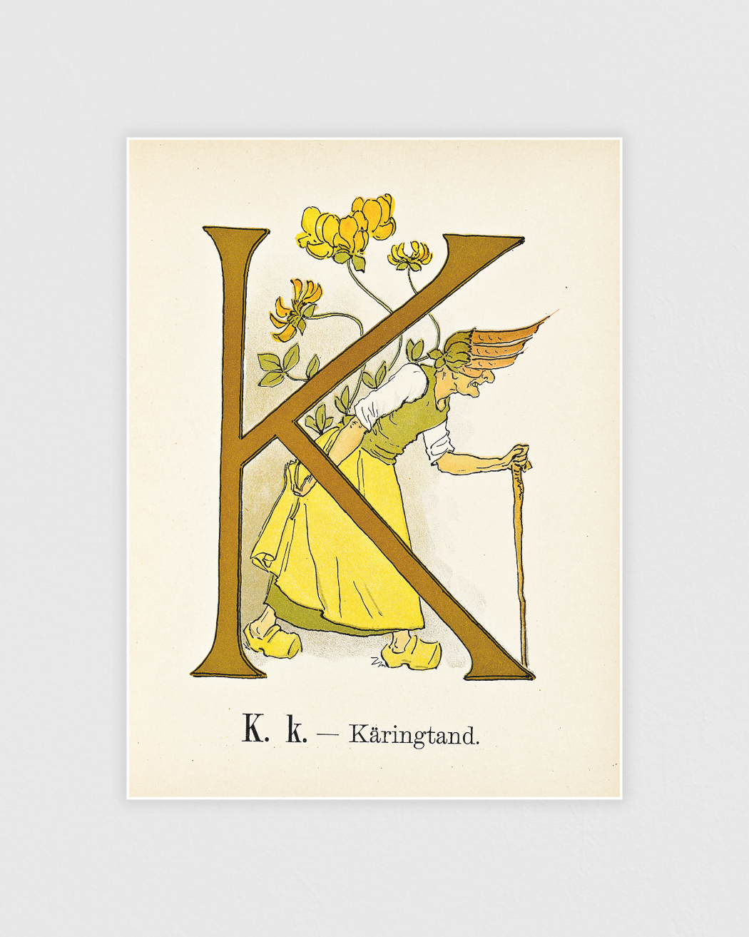 Prinsarnes blomsteralfabet - K