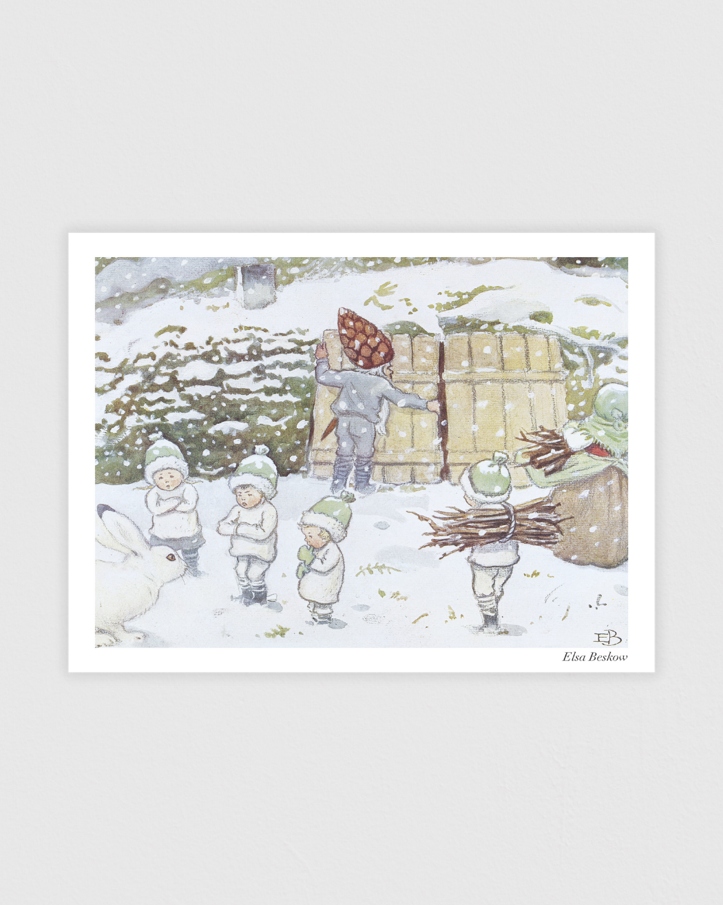 Tomtebobarnen - Snön börjar falla