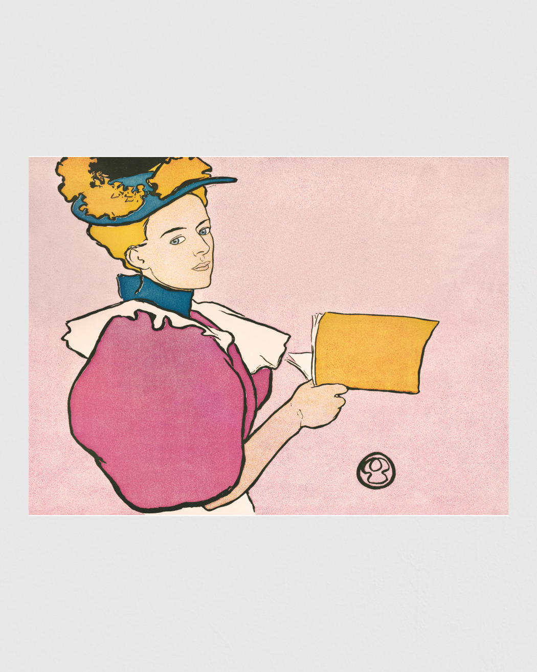 Woman holding book