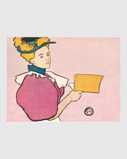 Woman holding book