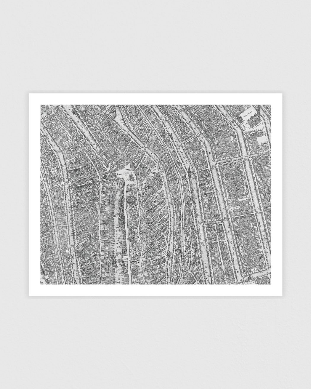 Plattegrond van Amsterdam