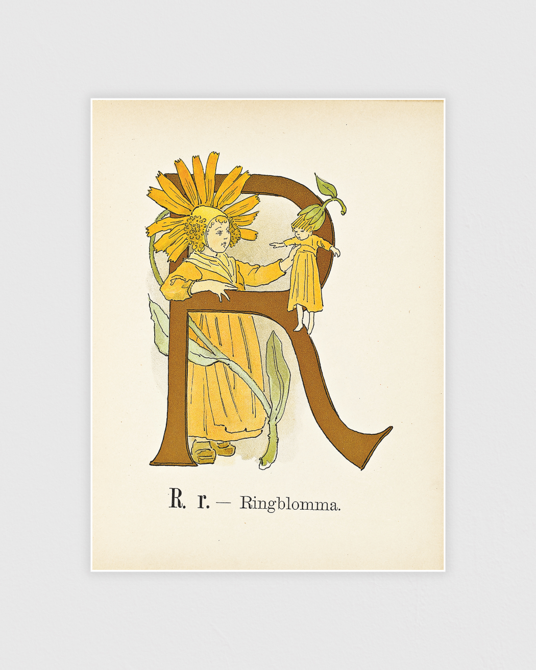 Prinsarnes blomsteralfabet - R