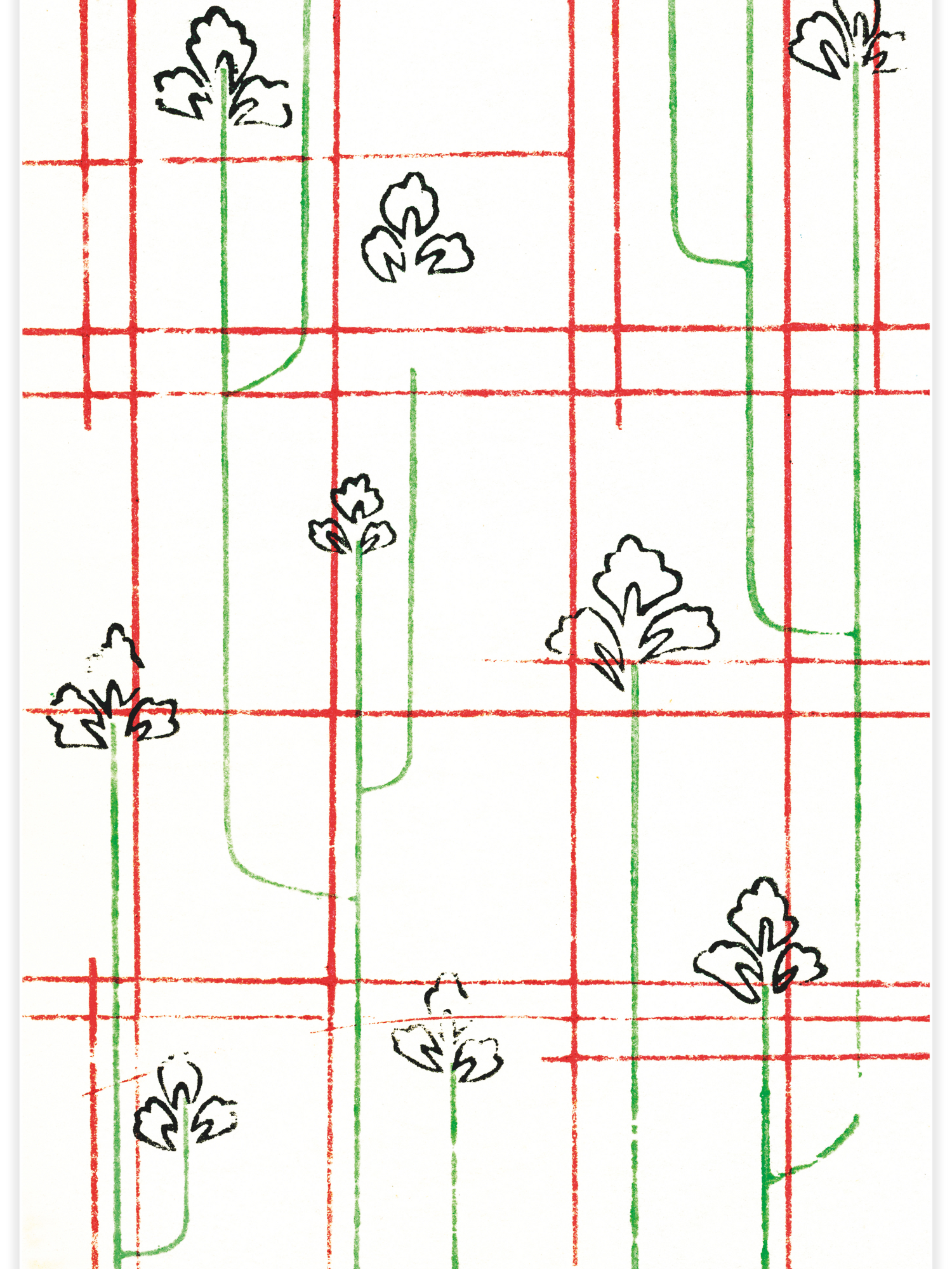 Vintage woodblock 12