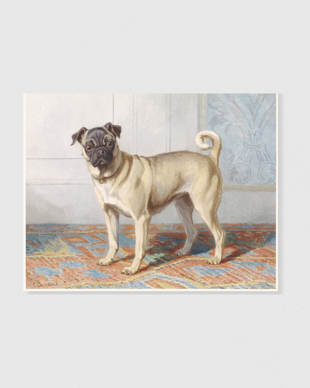 Portrait of Edwin vom Raths Pug