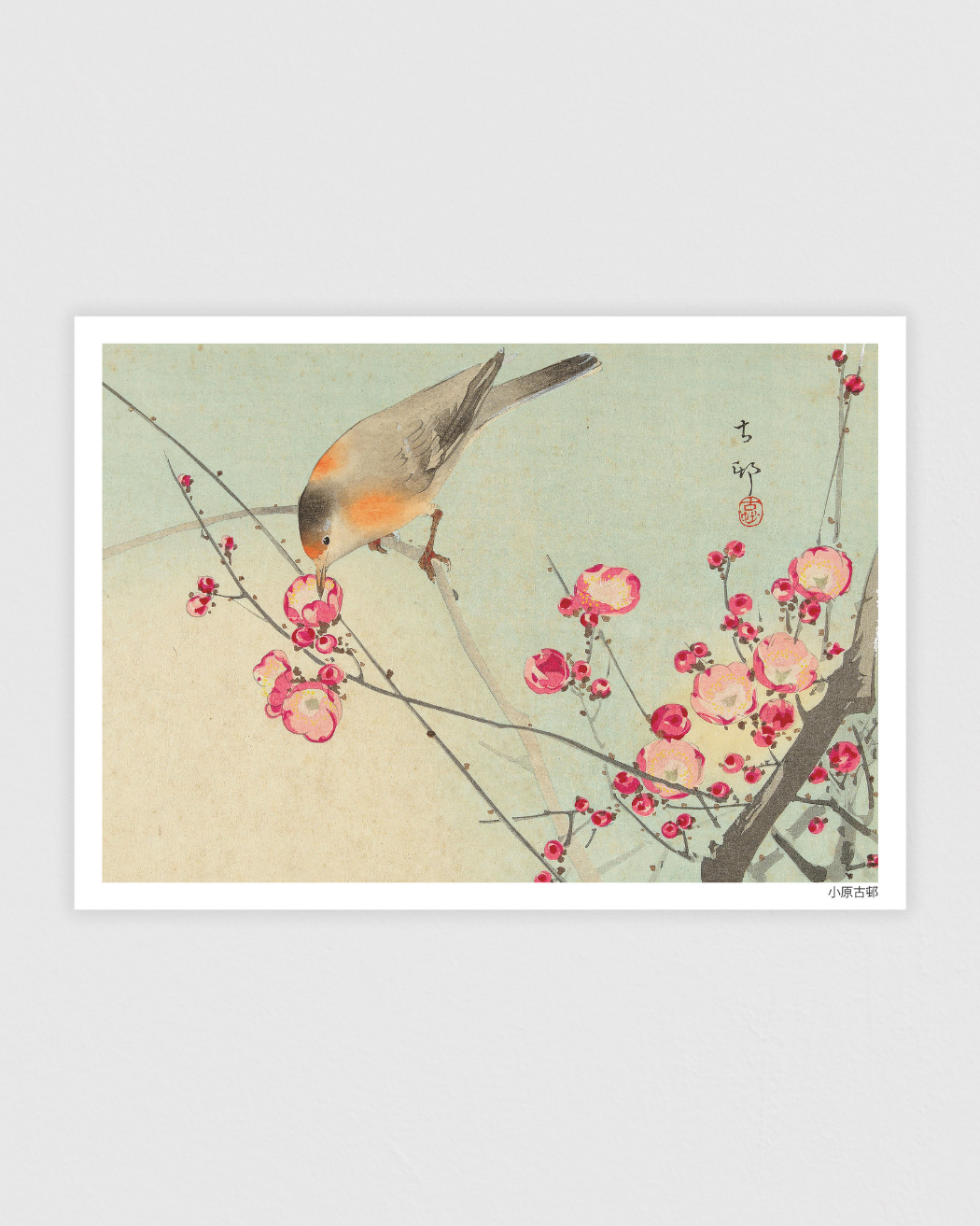 Songbird on Blossom Branch