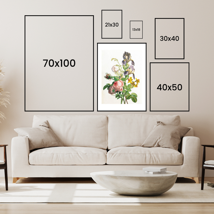 Large Bouquet Painting Poster