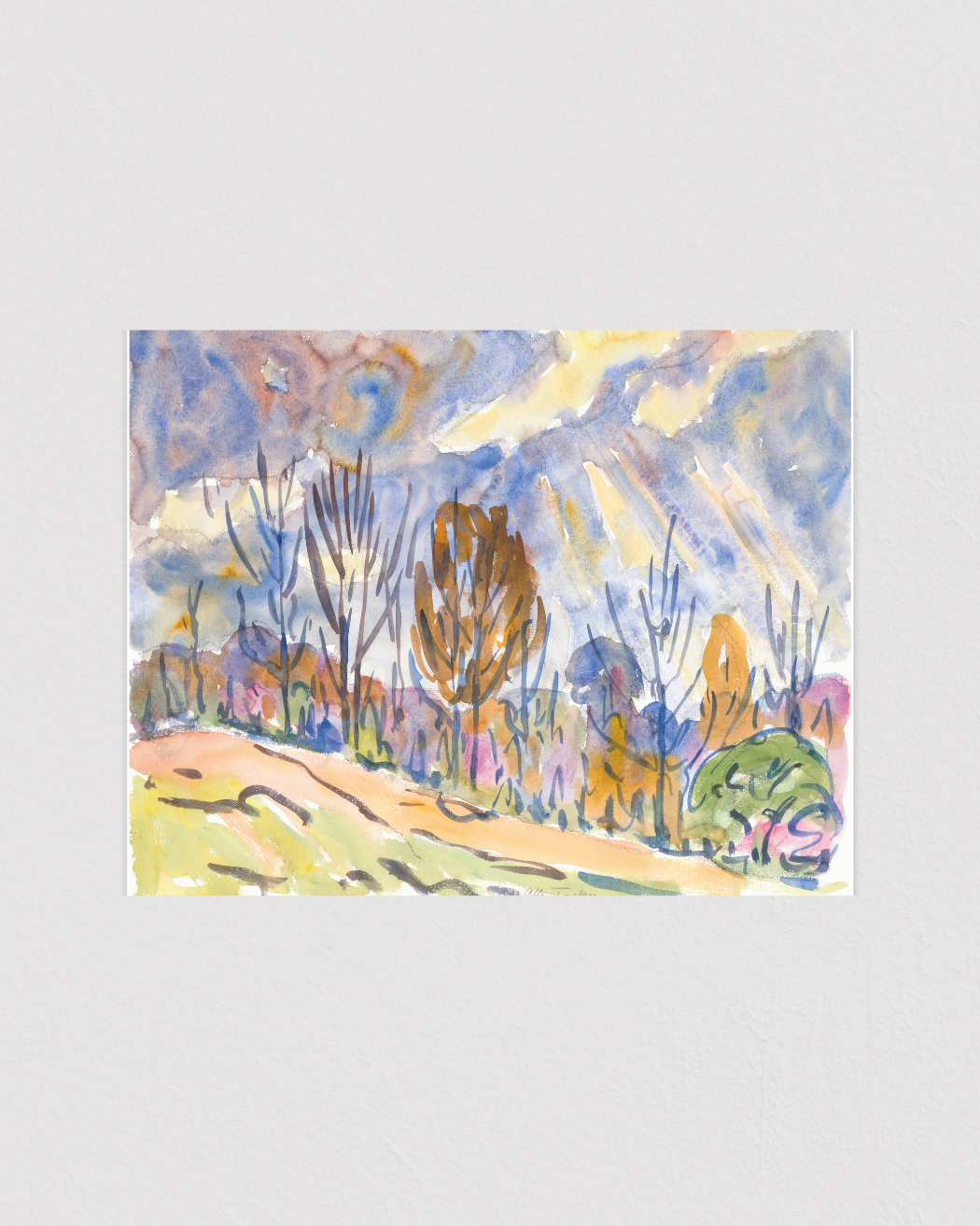 Watercolor No. 63, Road