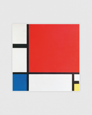 Composition with Red, Blue, and Yellow