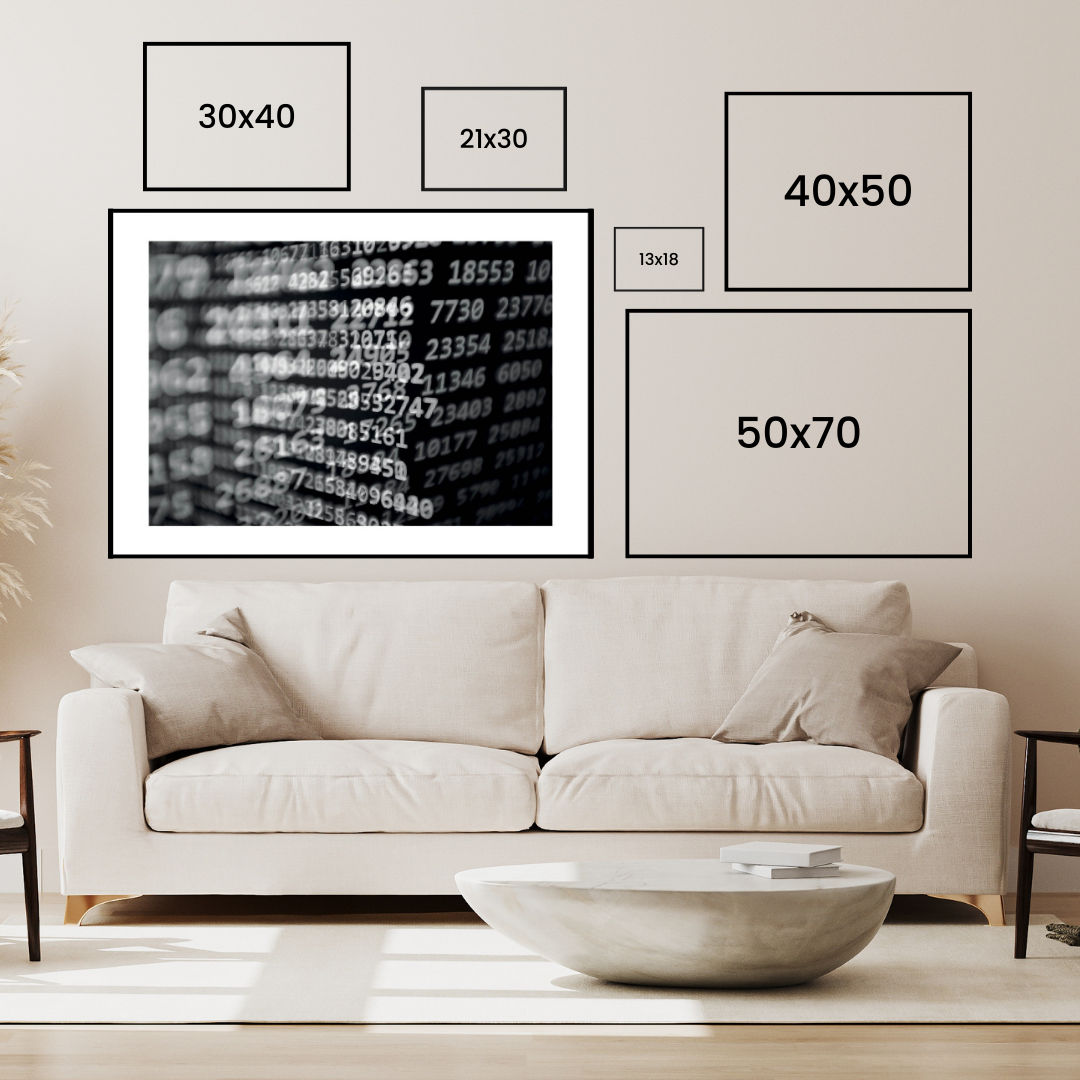 Numbers On Screen Poster