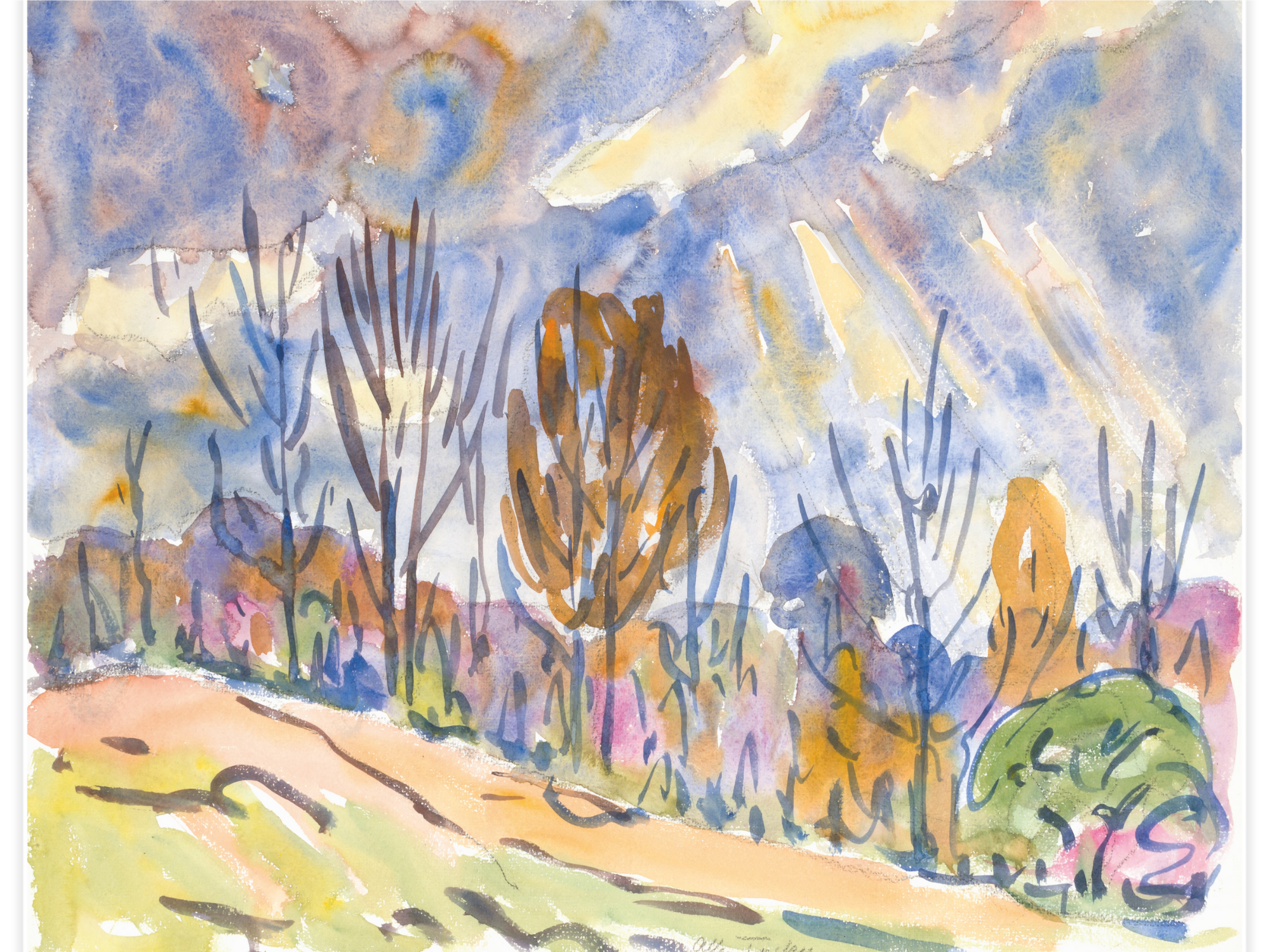 Watercolor No. 63, Road