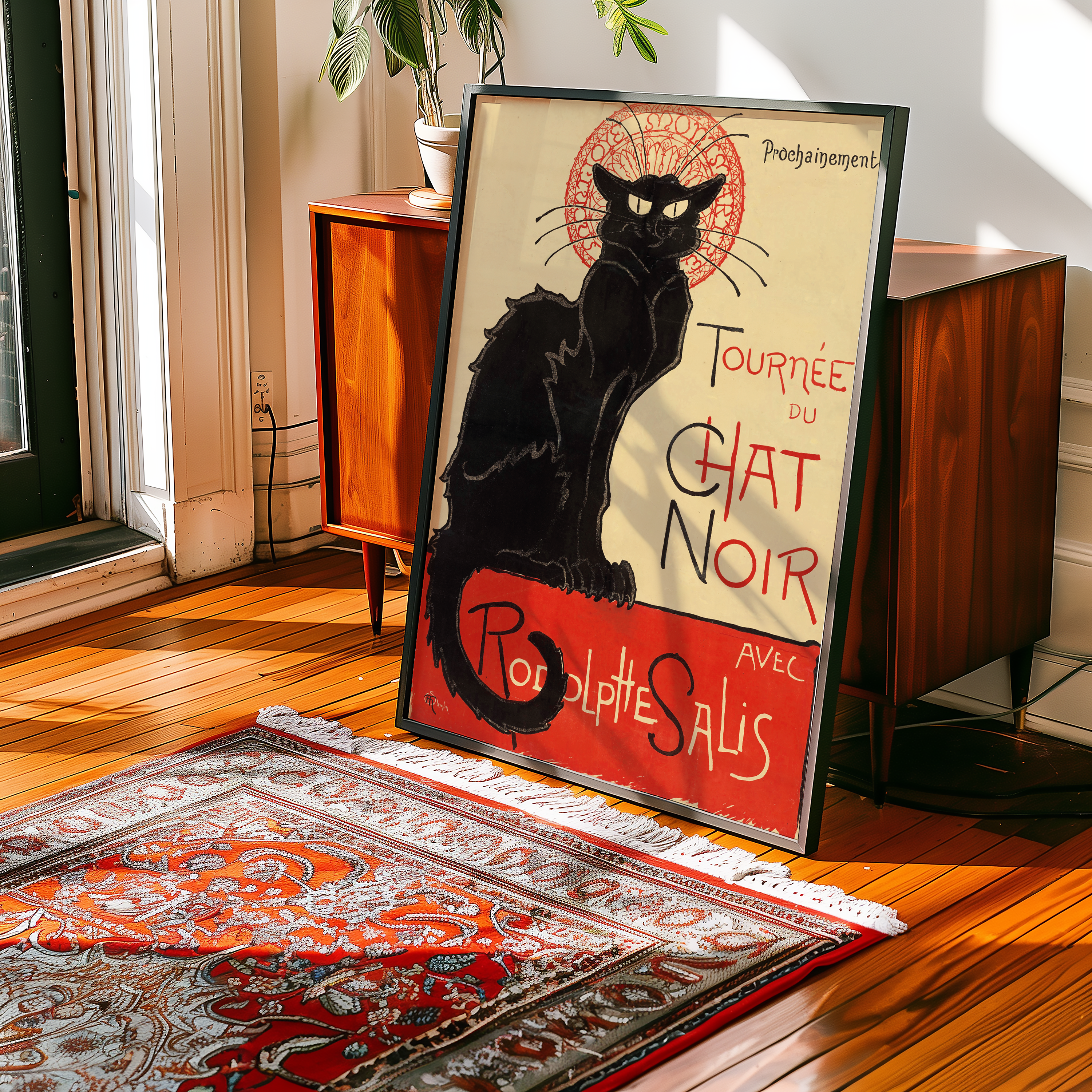 Affiche voor het theatercafé Le Chat Noir in Parijs