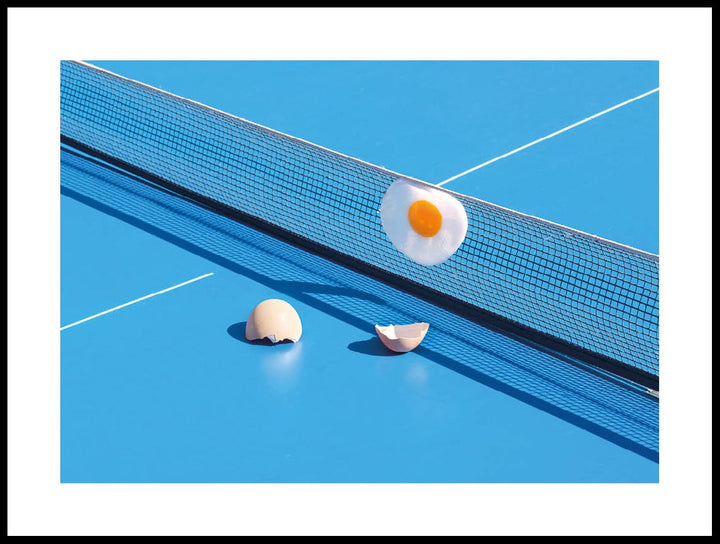 Egg Ping Pong Poster