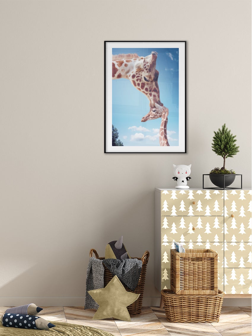 Giraffpuss Poster