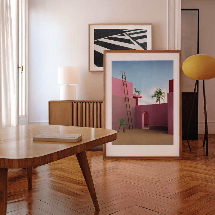 Pink Surrealism Poster