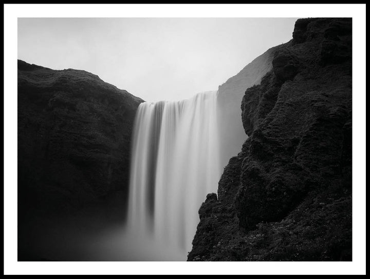 Waterfall In Iceland Poster