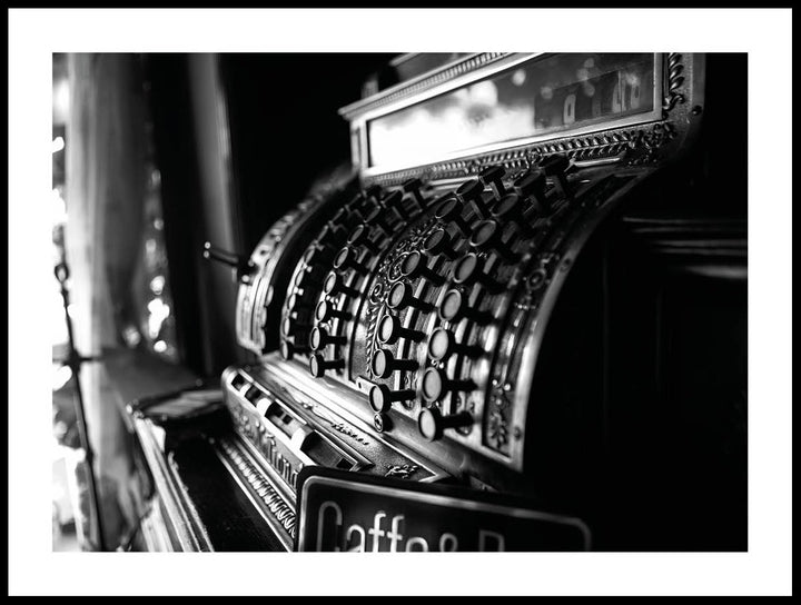 Antique Cash Register Poster