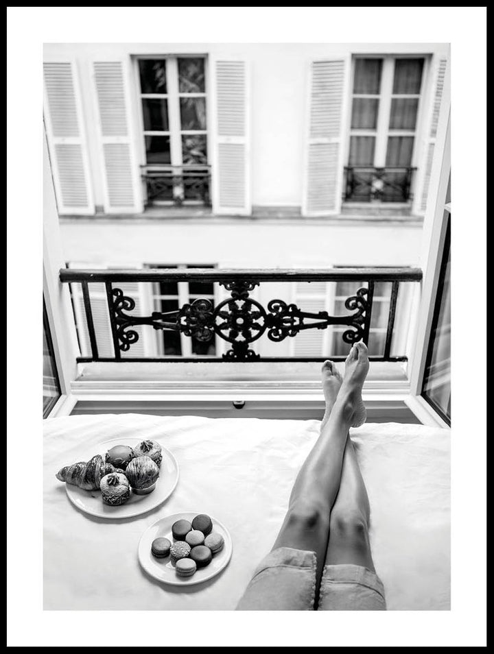 Pastries On Balcony Poster