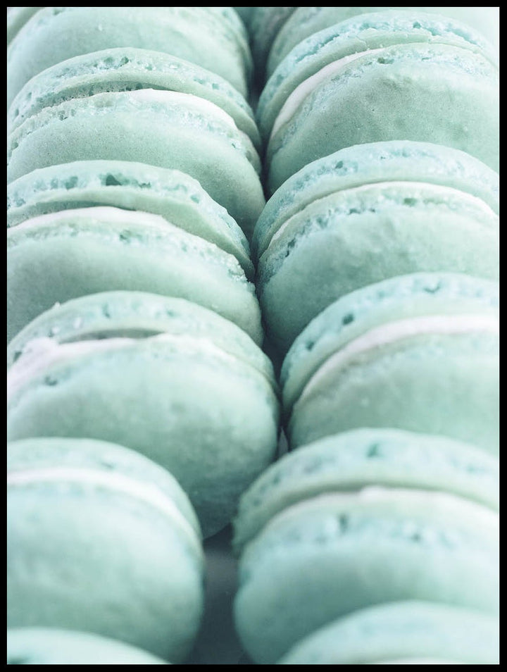 Mintgröna Macarons Poster