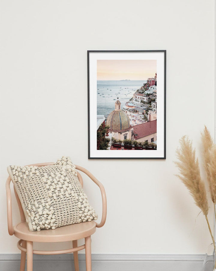 Sunset On The Amalfi Coast Poster