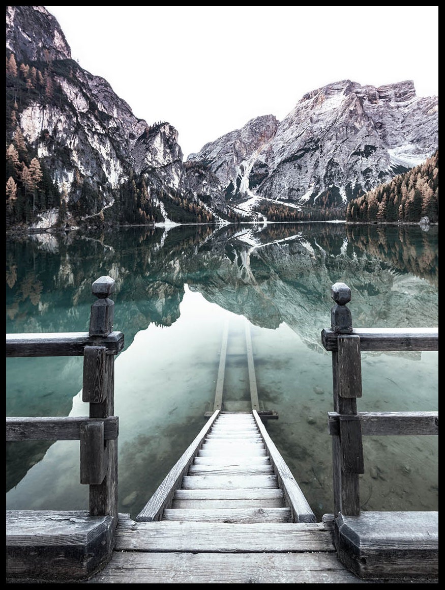 A Staircase In The Dolomites Poster