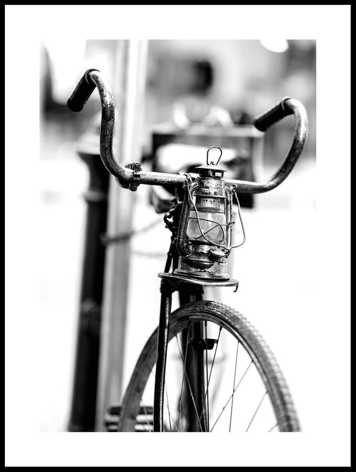 Bicycle And Lamp Poster