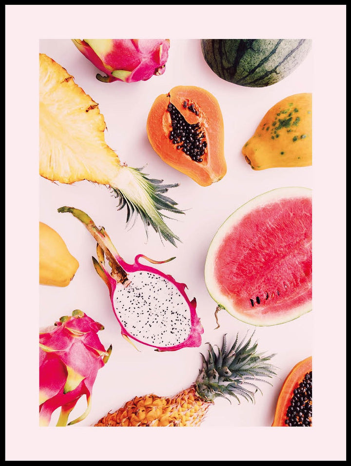 Exotic Fruits Poster