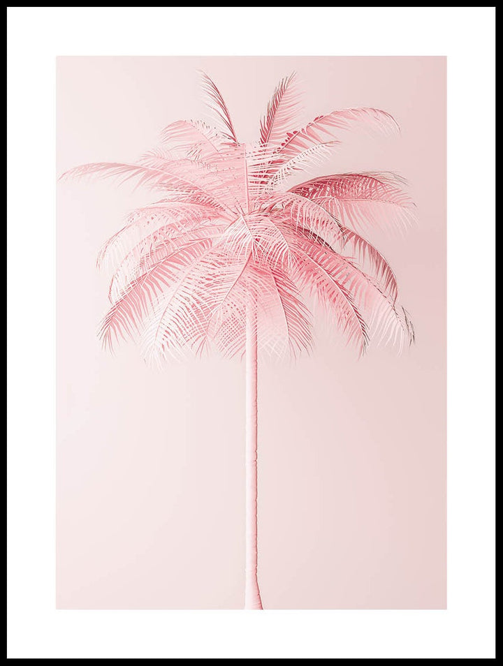 Pink Palm Poster