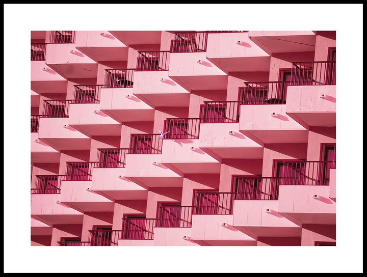 Architecture In Pink Poster