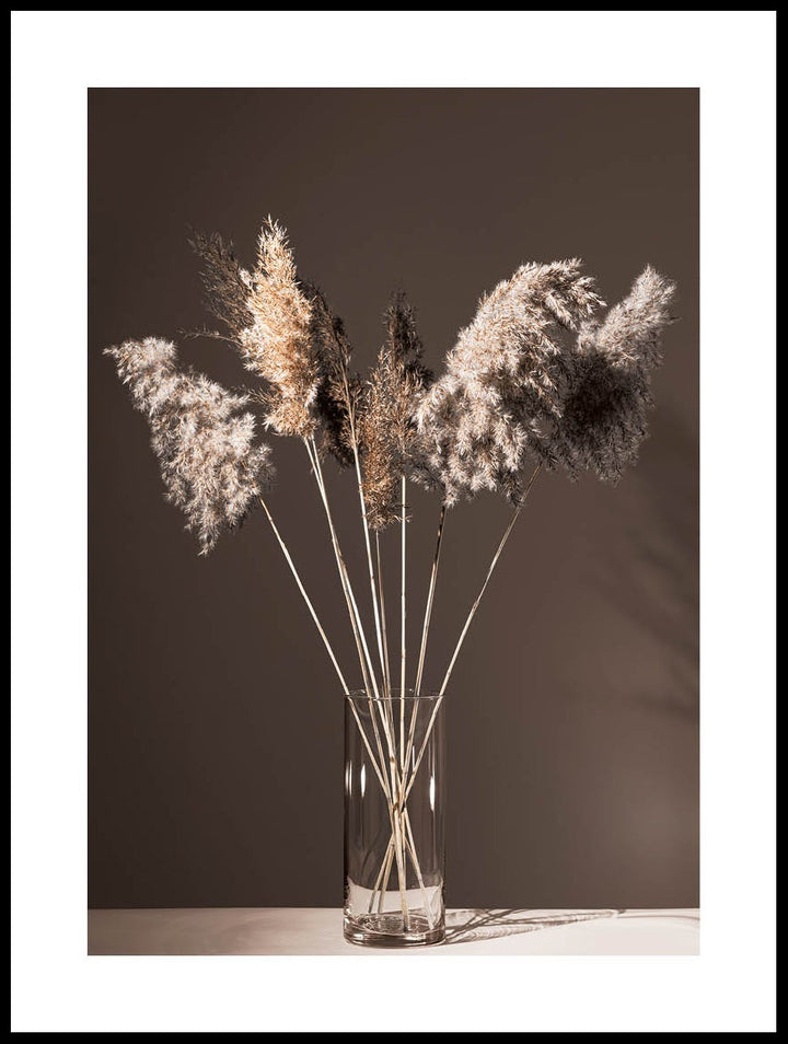 Reeds In Vase Poster