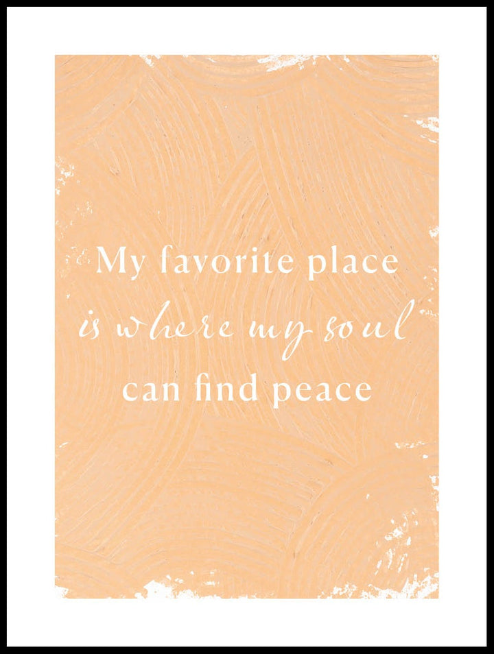 My Favorite Place Poster