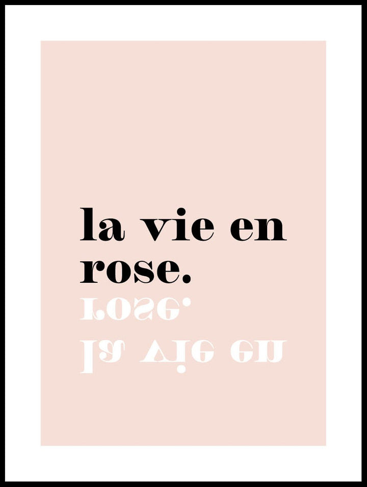 La Vie En Rose Poster