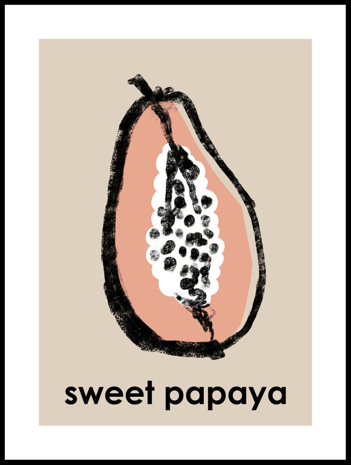 Sweet Papaya Poster