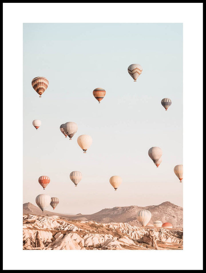 Hot Air Balloons Poster