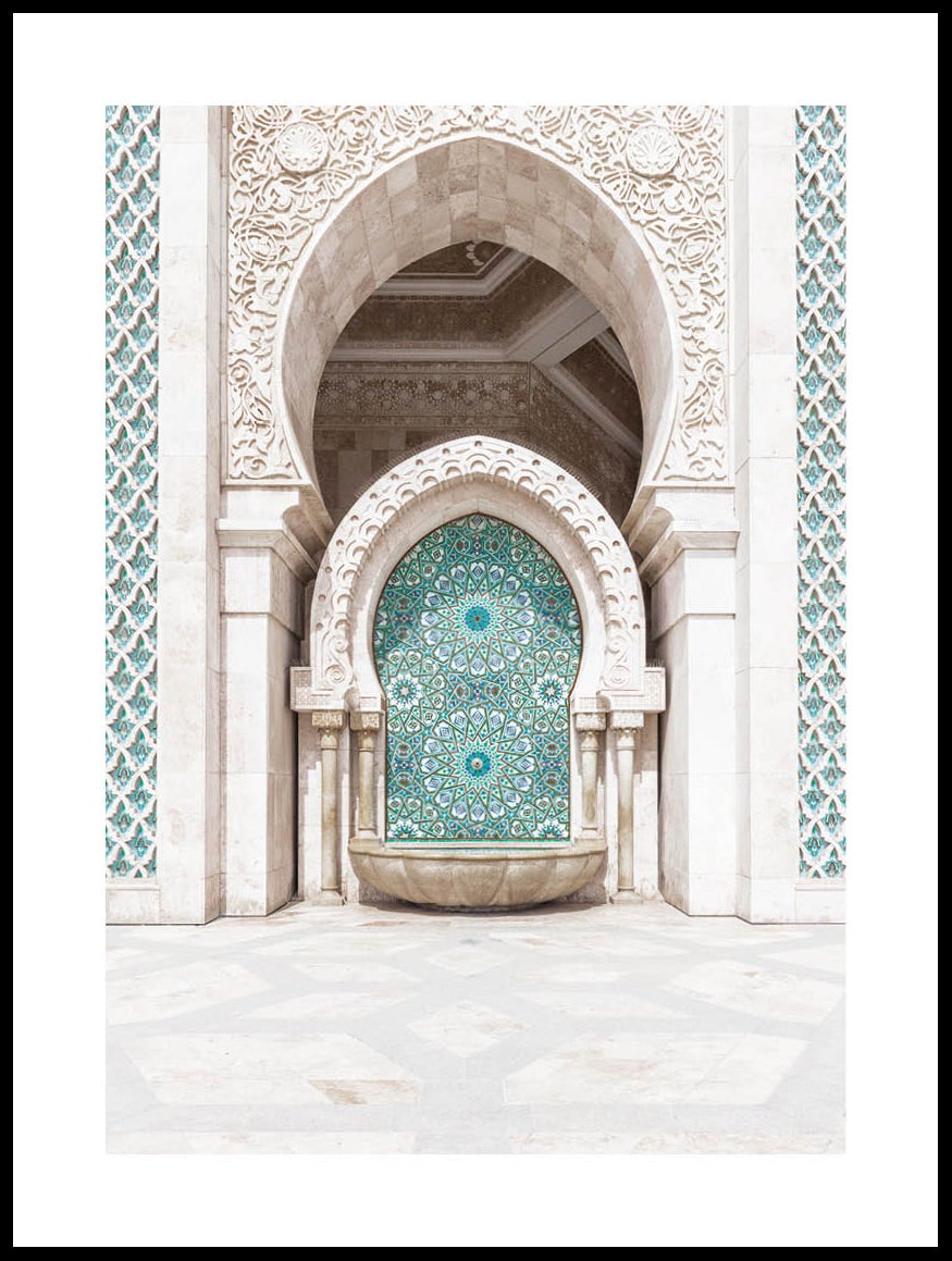 Moroccan Fountain Poster