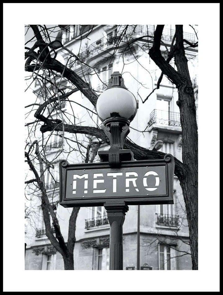 The Paris Metro Poster